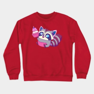 Raccon Cupcake Crewneck Sweatshirt